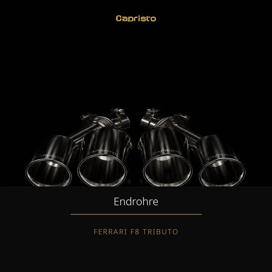 Capristo Endrohre Wicrom Black – Ferrari F8 Tributo