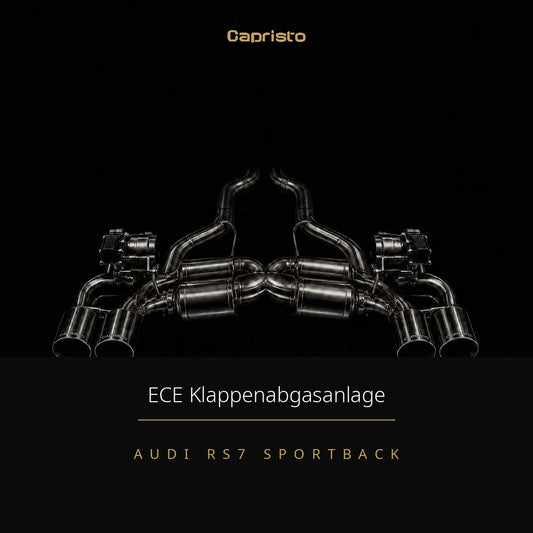 Capristo ECE Klappenabgasanlage mit CES-3 – Audi RS7 Sportback