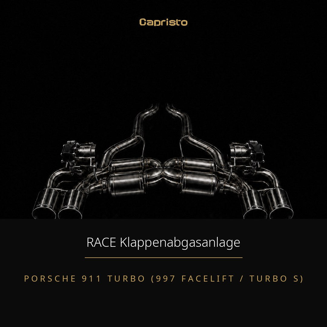 RACE Capristo Klappenabgasanlage – Porsche 911 Turbo (997 Facelift / Turbo S)