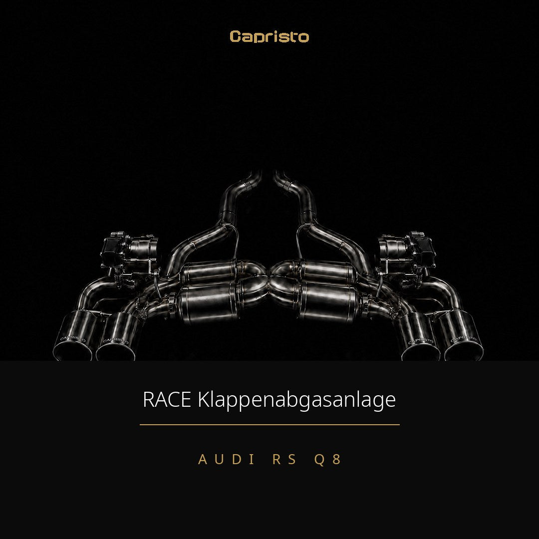 Capristo RACE Klappenabgasanlage mit OEM-Aktuatoren – Audi RS Q8