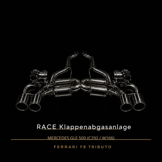 RACE Capristo Klappenabgasanlage – Mercedes GLE 500 (C292 / W166)