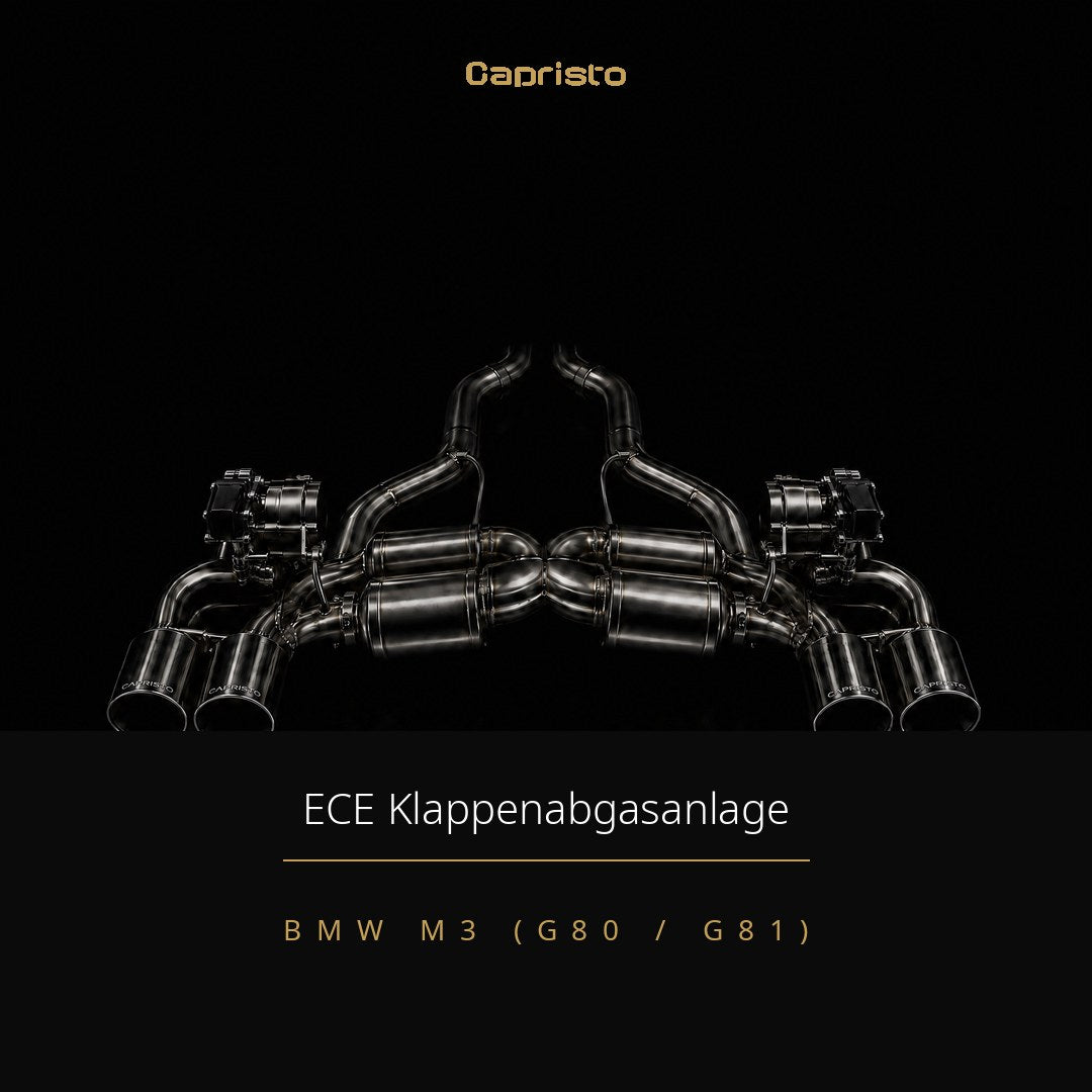 ECE Capristo Klappenabgasanlage – BMW M3 (G80 / G81)