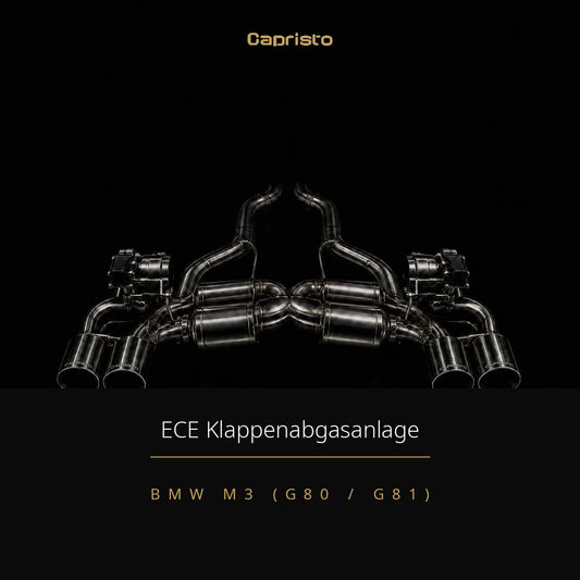 ECE Capristo Klappenabgasanlage – BMW M3 (G80 / G81)