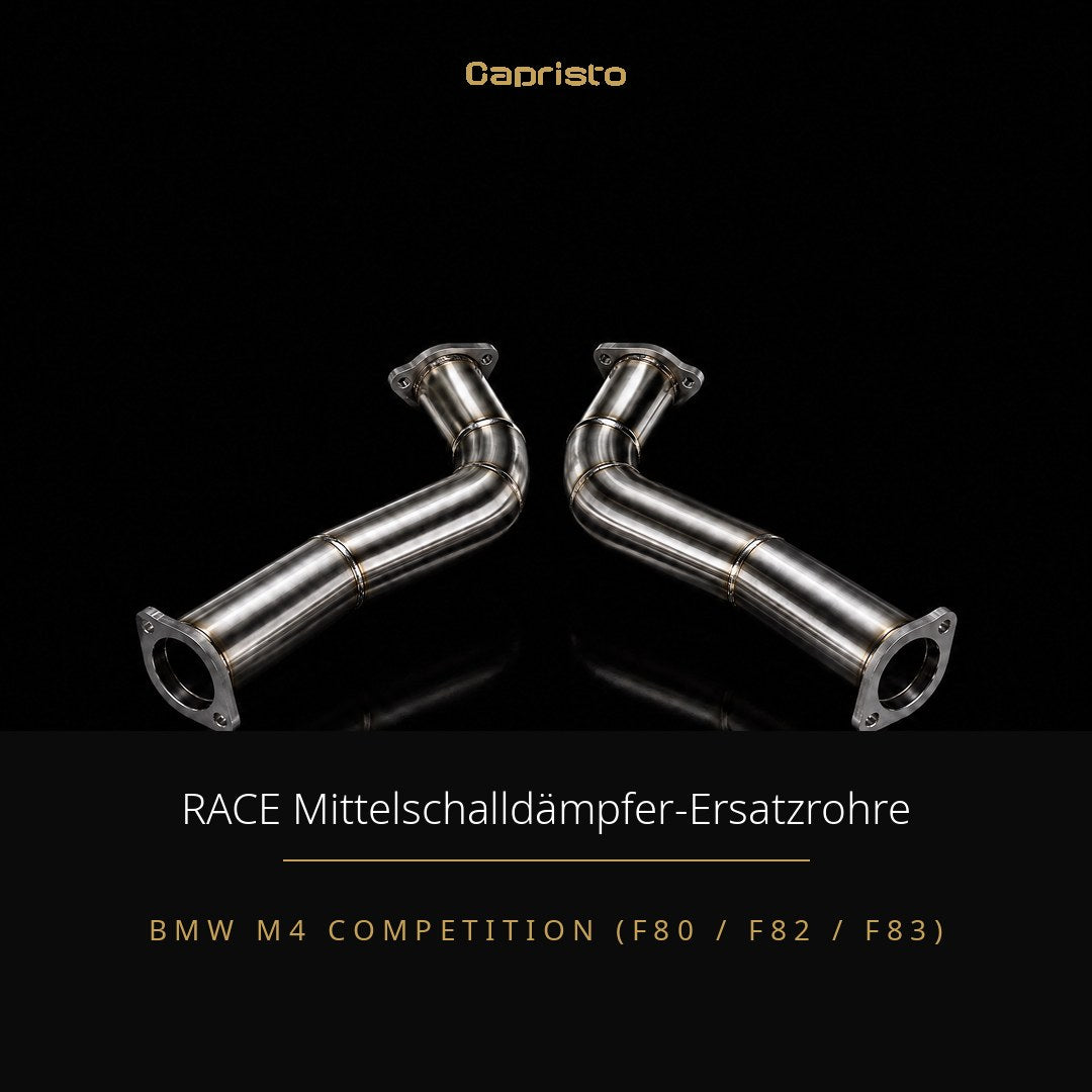 RACE Capristo Set: MSD-Ersatz und Nachkatersatz – BMW M4 Competition (F80 / F82 / F83)