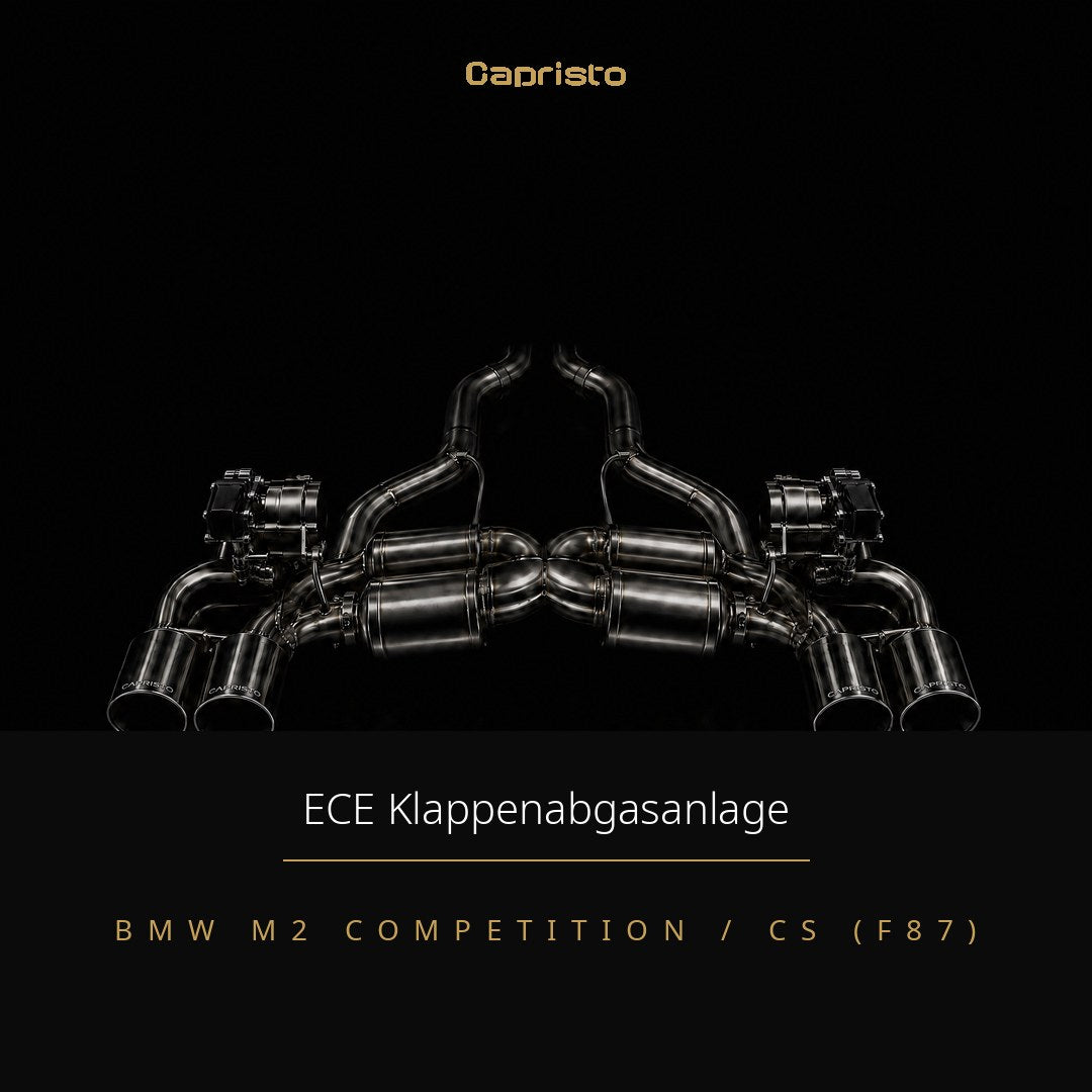 ECE Capristo Klappenabgasanlage – BMW M2 Competition / CS (F87)