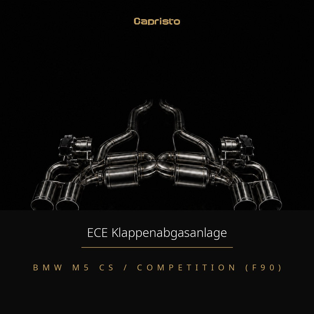 ECE Capristo Klappenabgasanlage – BMW M5 CS / Competition (F90)