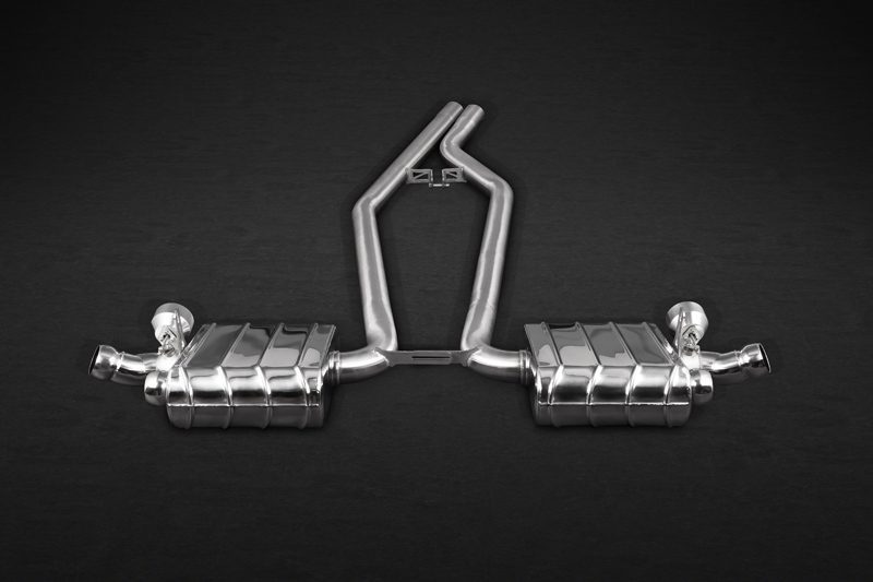 ECE Capristo Klappenabgasanlage – Porsche Cayenne Turbo Facelift (958)