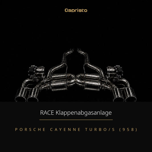 RACE Capristo Klappenabgasanlage – Porsche Cayenne (958 Induction)