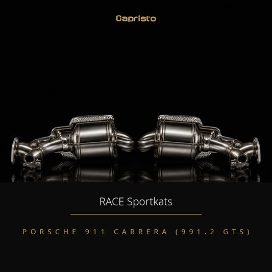 RACE Capristo 250-Zellen Sportkatalysator – Porsche 911 Carrera (991.2 GTS)