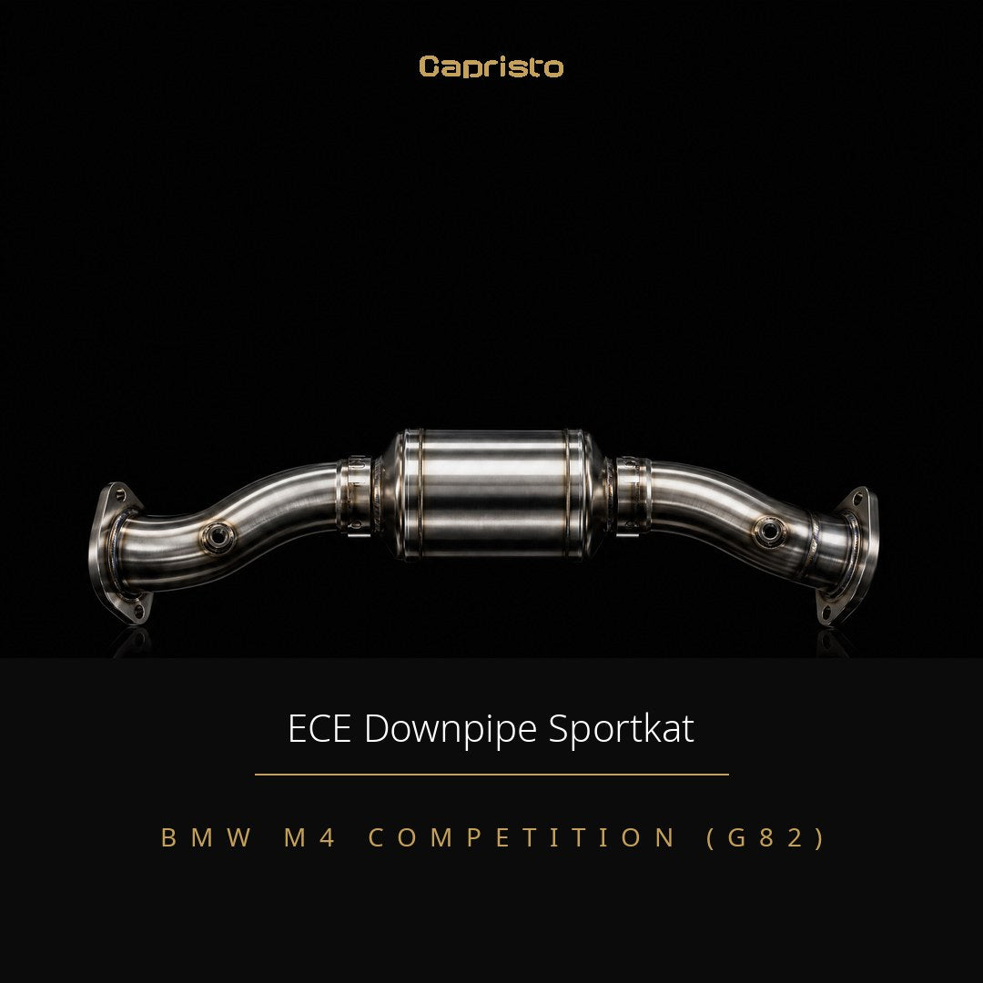 ECE Capristo Downpipes 250 Zellen – BMW M4 Competition (G82)