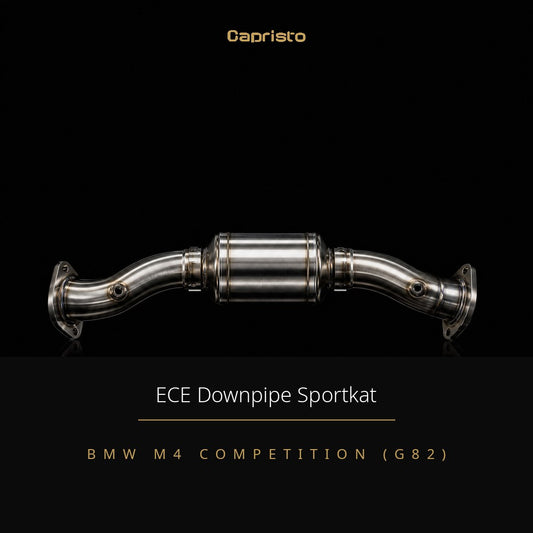 ECE Capristo Downpipes 250 Zellen – BMW M4 Competition (G82)