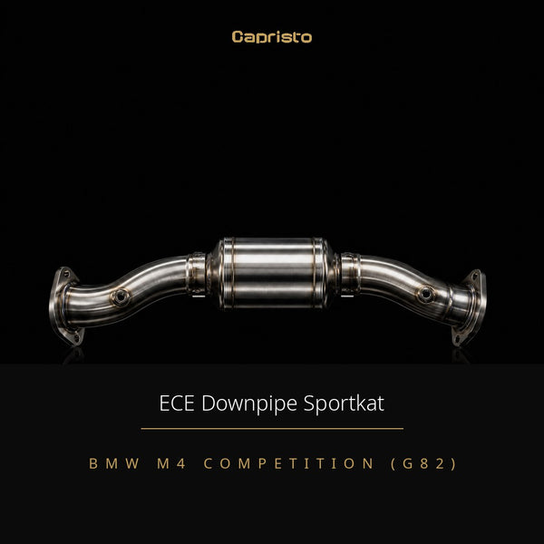 SOFORT VERFÜGBAR! ECE Capristo Downpipes 250 Zellen – BMW M4 Competition (G82 / G83)