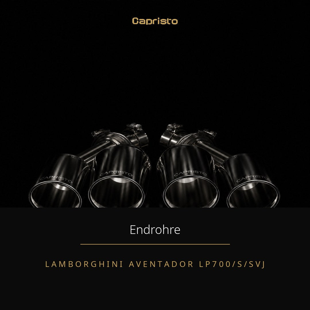 Capristo Carbon-/Edelstahl-Endrohrblende – Lamborghini Aventador LP700/S/SVJ
