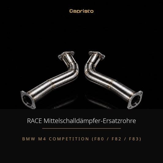 RACE Capristo Mittelschalldämpfer-Ersatz – BMW M4 Competition (F80 / F82 / F83)