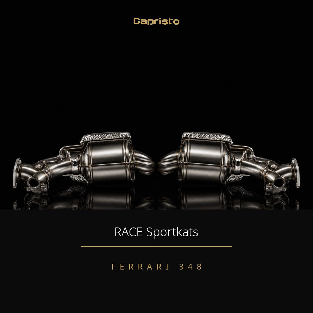 RACE Capristo 250-Zellen Sportkatalysator (ohne Hitzeschutz) – Ferrari 348