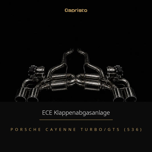 ECE Capristo Klappenabgasanlage – Porsche Cayenne V6 (536)