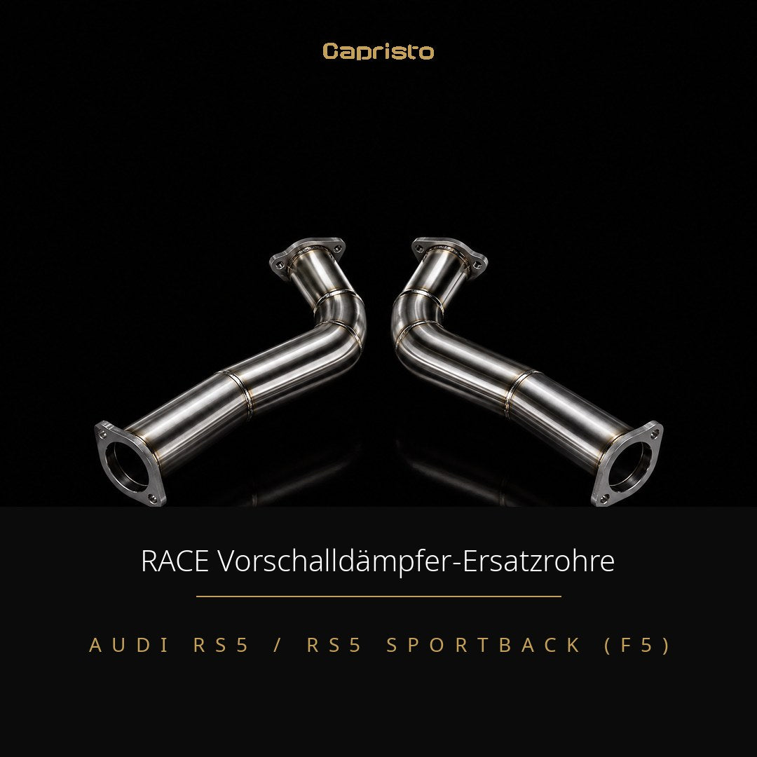 Capristo RACE Vorschalldämpfer-Ersatzrohre (mit OPF) – Audi RS5 (F5)