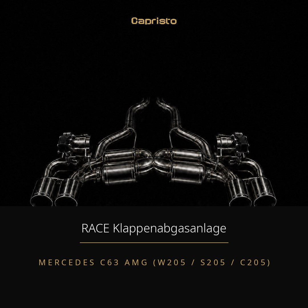 RACE Capristo Klappenabgasanlage – Mercedes C63 AMG (W205)