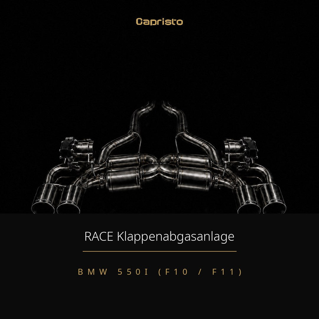 RACE Capristo Klappenabgasanlage – BMW 550i (F10 / F11)