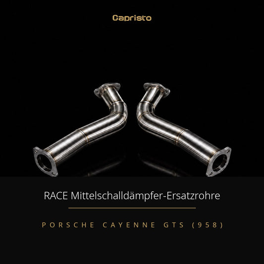 RACE Capristo Mittelschalldämpfer-Ersatzrohr – Porsche Cayenne GTS (958)