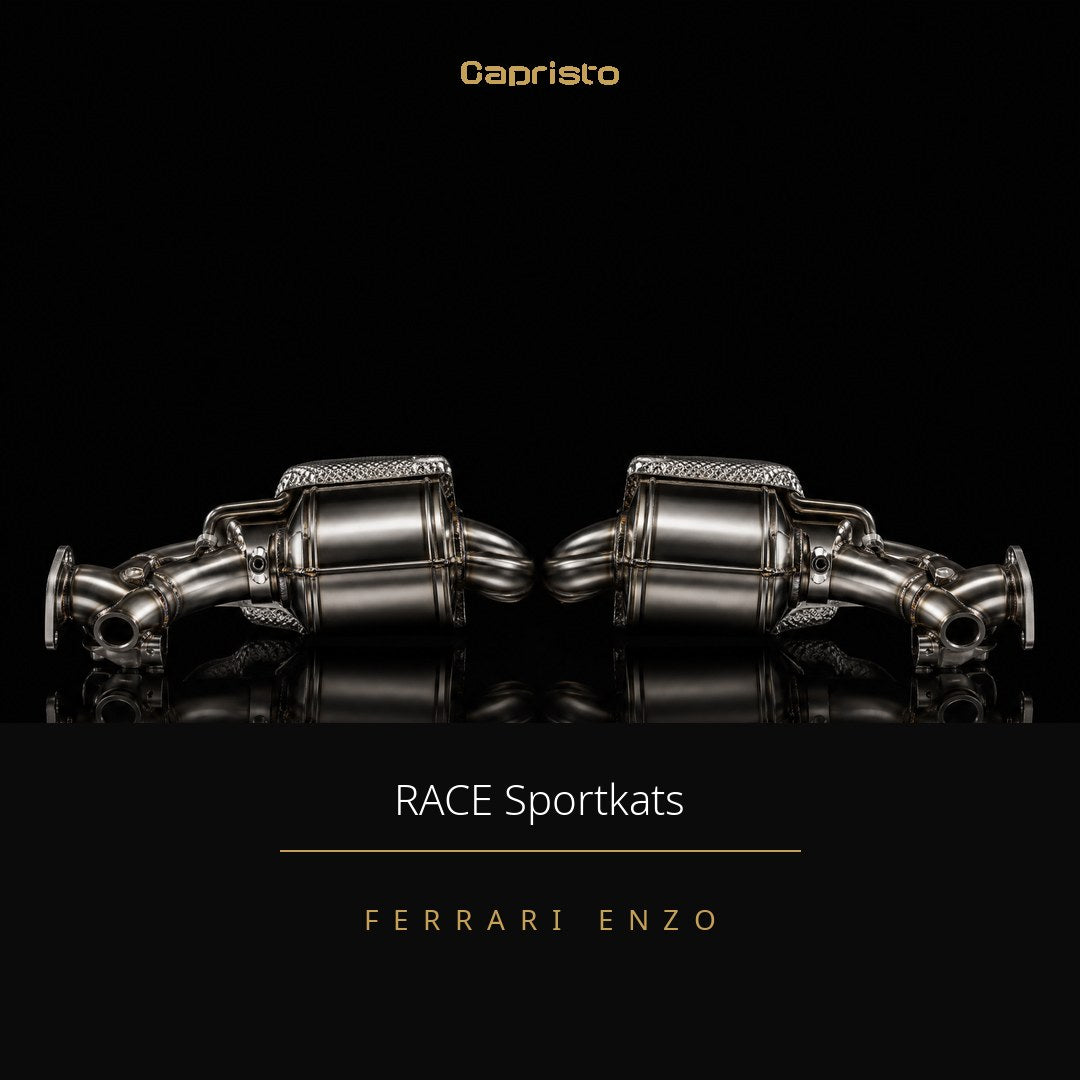 RACE Capristo 250-Zellen Sportkatalysator (mit Hitzeschutz) – Ferrari Enzo