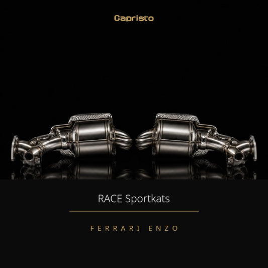 RACE Capristo 250-Zellen Sportkatalysator (mit Hitzeschutz) – Ferrari Enzo