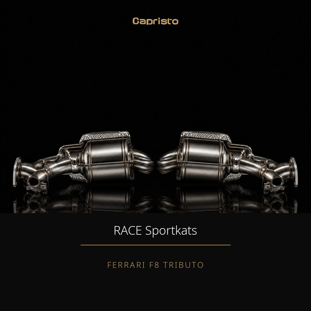 RACE Capristo Sportkatalysatoren – Ferrari F8 Tributo