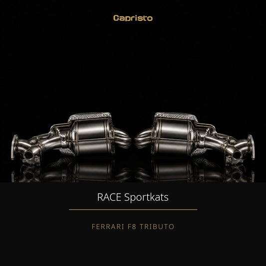 RACE Capristo Sportkatalysatoren – Ferrari F8 Tributo