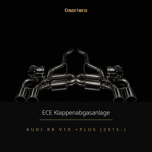 Capristo ECE Klappenabgasanlage mit CES-3 – Audi R8 V10 +Plus (2015-)