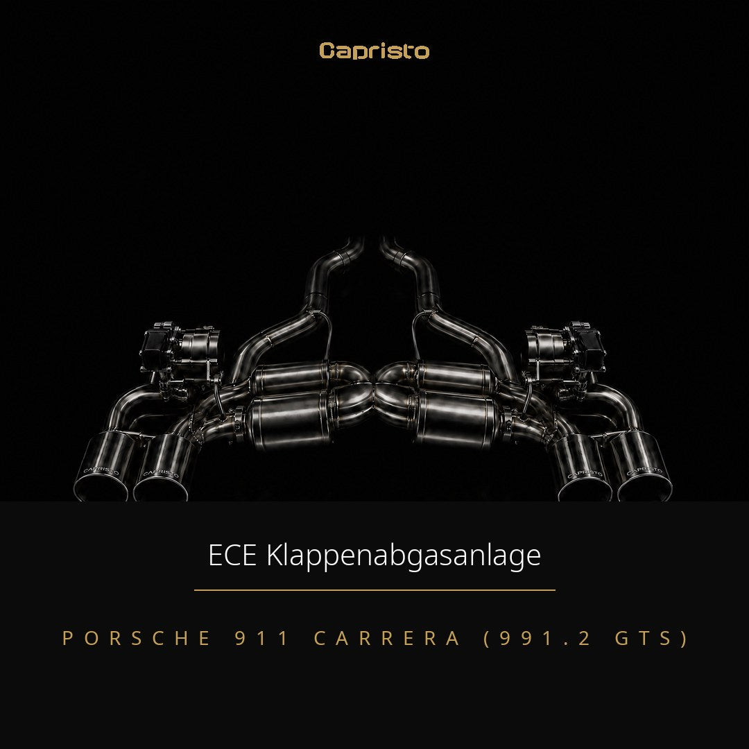 ECE Capristo Klappenabgasanlage – Porsche 911 Carrera (991.2 GTS)