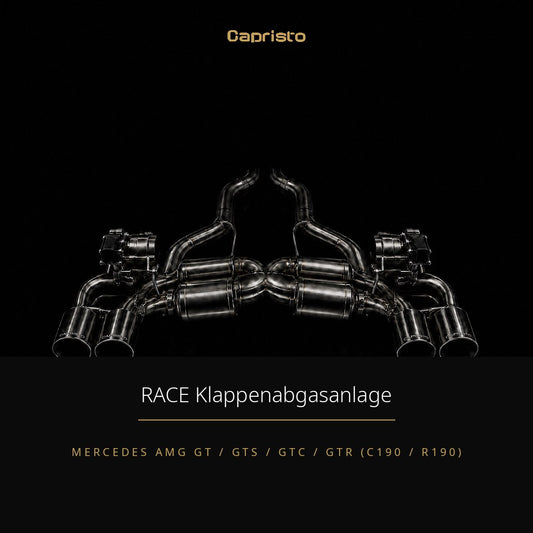 RACE Capristo Klappenabgasanlage – Mercedes AMG GT / GTS / GTC / GTR (C190)
