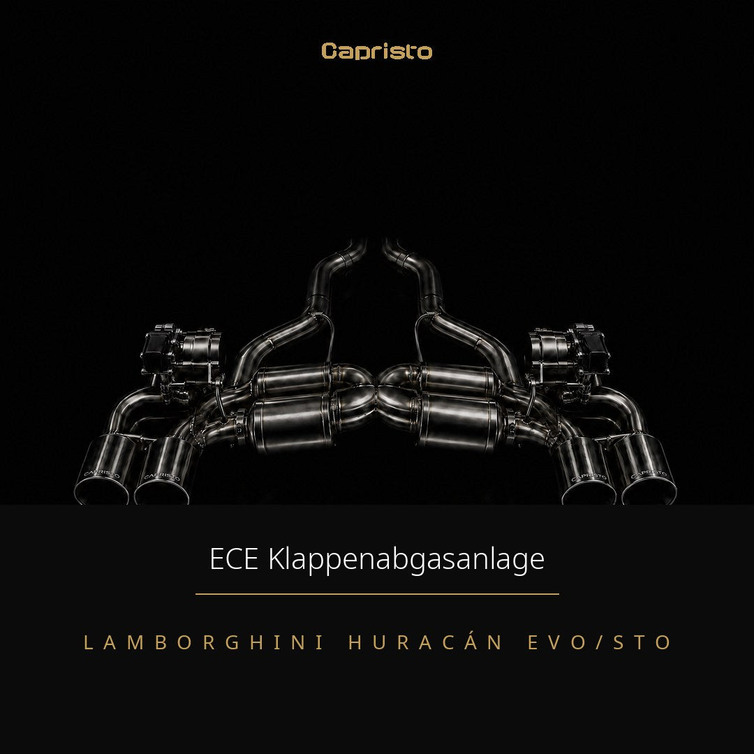 ECE Capristo Klappenabgasanlage – Lamborghini Huracán EVO/STO