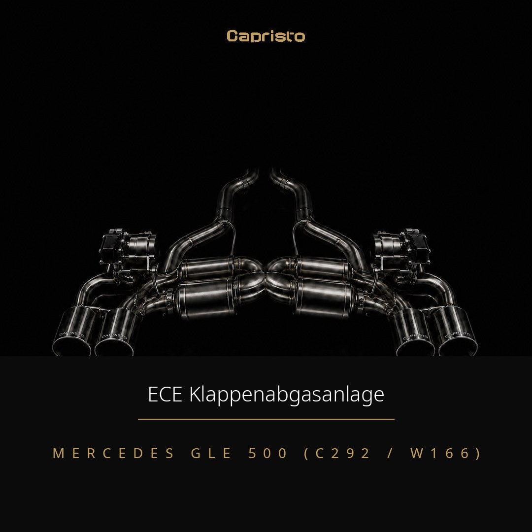 ECE Capristo Klappenabgasanlage – Mercedes GLE 500 (C292 / W166)