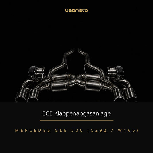 ECE Capristo Klappenabgasanlage – Mercedes GLE 500 (C292 / W166)