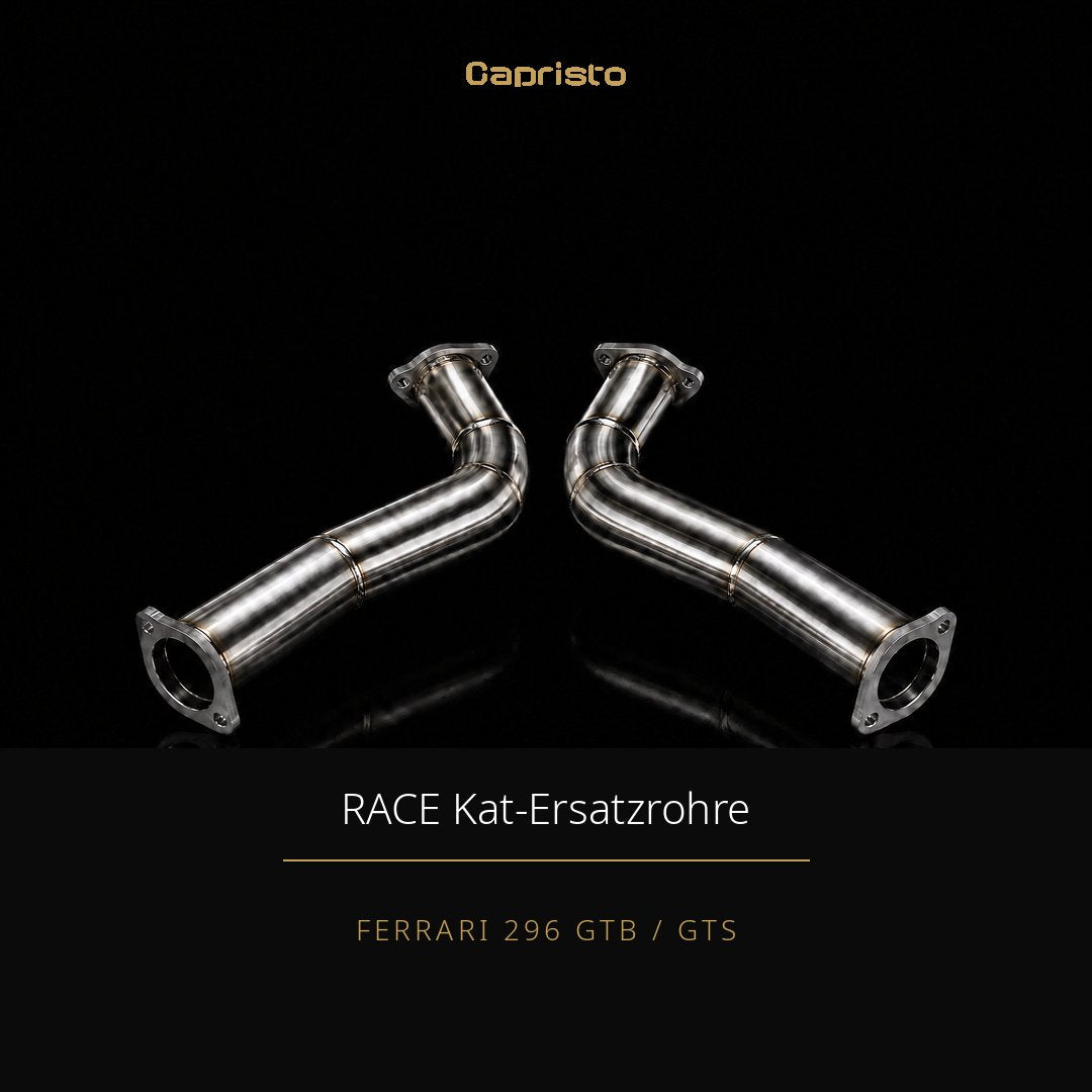 RACE Capristo OPF-Ersatzrohre mit Klappen – Ferrari 296 GTB/GTS