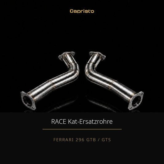 RACE Capristo OPF-Ersatzrohre mit Klappen – Ferrari 296 GTB/GTS