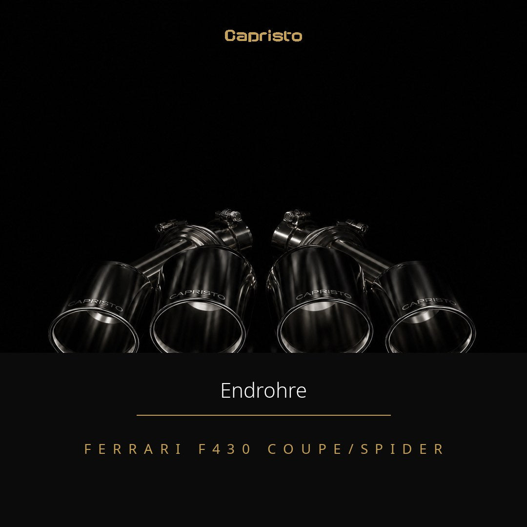 RACE Capristo Endrohr-Set – Ferrari F430