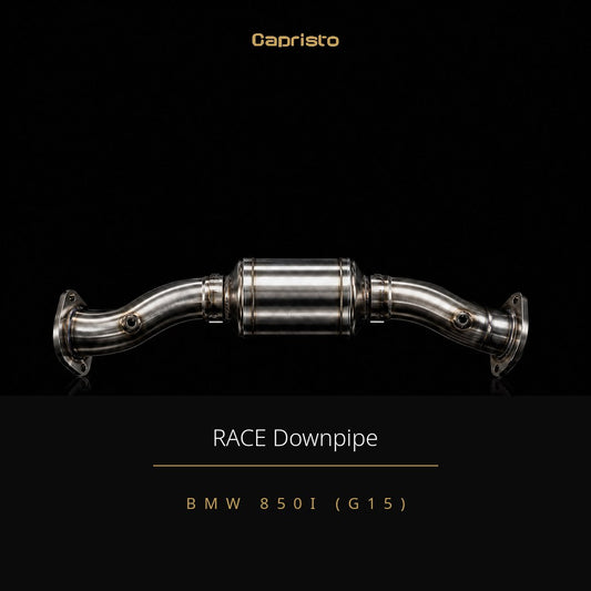 RACE Capristo Downpipes 100 Zellen – BMW 850i (G15)