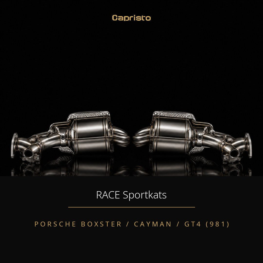 RACE Capristo Fächerkrümmer – Porsche Boxster / Cayman / GT4 (981)