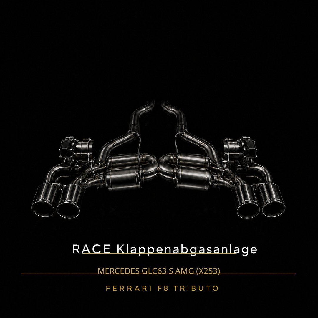RACE Capristo Klappenabgasanlage – Mercedes GLC63 S AMG (X253)