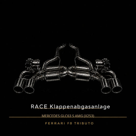 RACE Capristo Klappenabgasanlage – Mercedes GLC63 S AMG (X253)