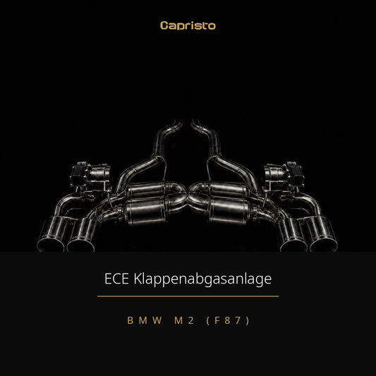 ECE Capristo Klappenabgasanlage – BMW M2 (F87)