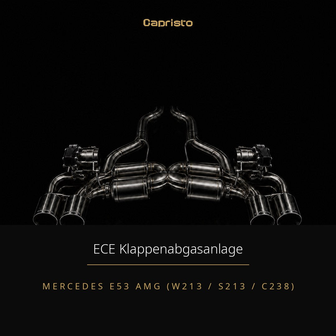 ECE Capristo Klappenabgasanlage – Mercedes E53 AMG Limousine (W213)