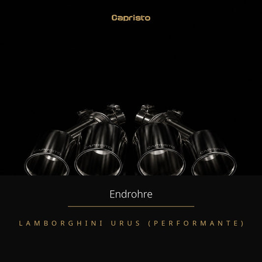 RACE Capristo Klappenabgasanlage OEM inkl. Capristo-Endrohre – Lamborghini Urus Performante