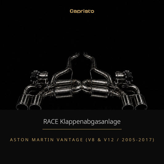 Capristo RACE Klappenabgasanlage – Aston Martin Vantage V8 & V12 (2005-2017)