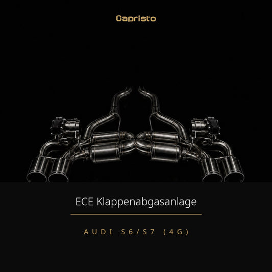 Capristo ECE Klappenabgasanlage mit CES-3 – Audi S6/S7 (4G)