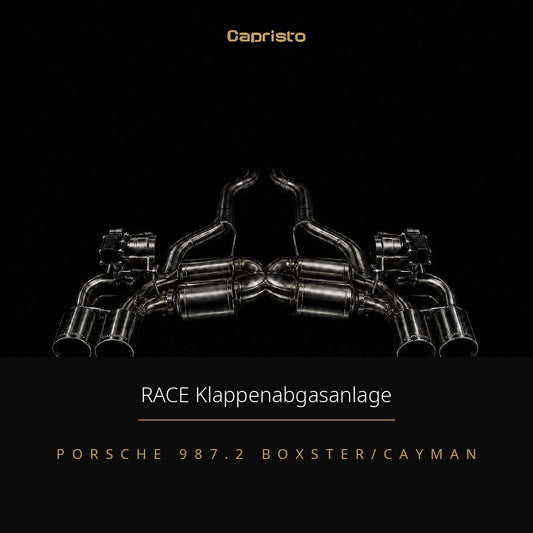 RACE Capristo Klappenabgasanlage – Porsche Cayman / Boxster (987 Facelift)