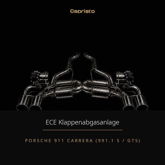 ECE Capristo Klappenabgasanlage – Porsche 911 Carrera (991.1 S / GTS)