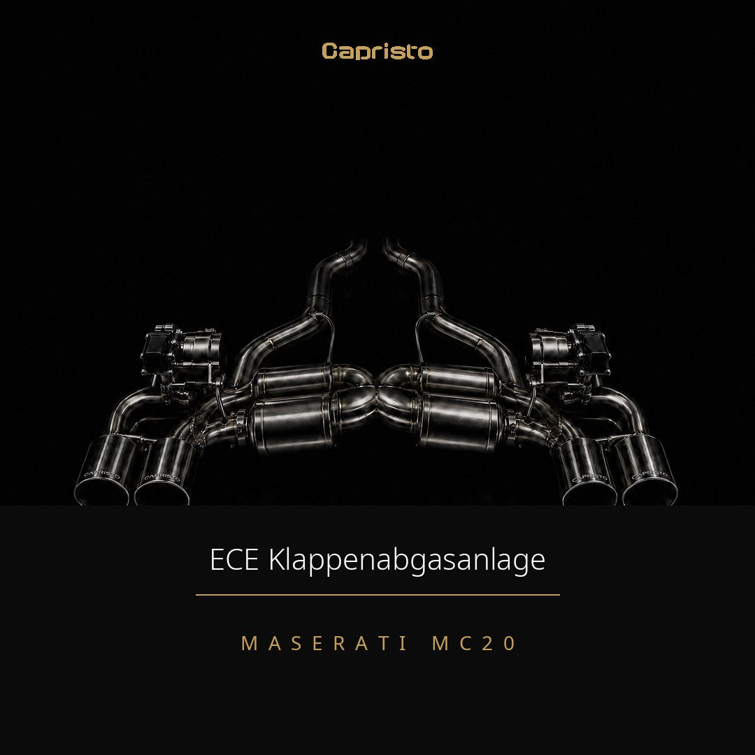 Capristo ECE Klappenabgasanlage – Maserati MC20