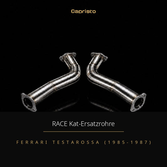 RACE Capristo Fächerkrümmer-Set (inkl. Vorkat-Ersatzrohre) – Ferrari Testarossa (1985-1987)